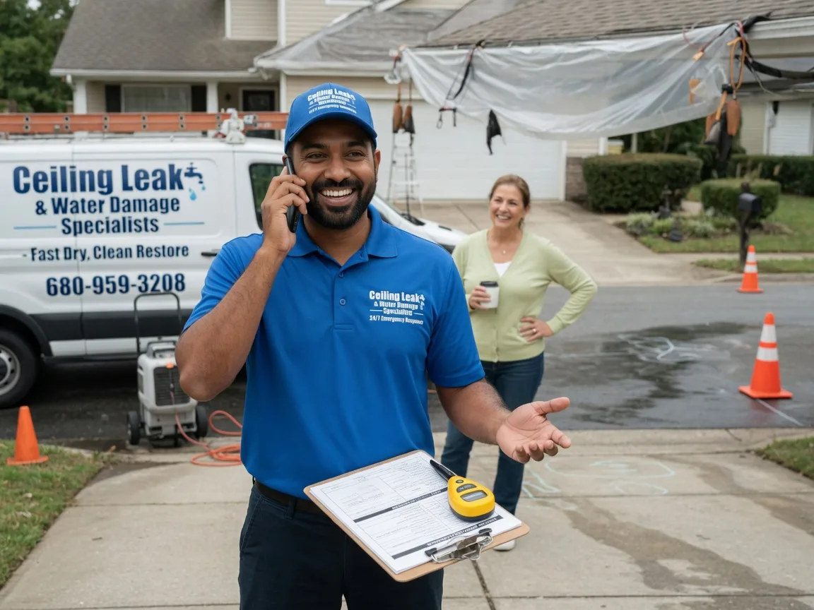 Ceiling Leak Cleanup Groveton, TX FAQs